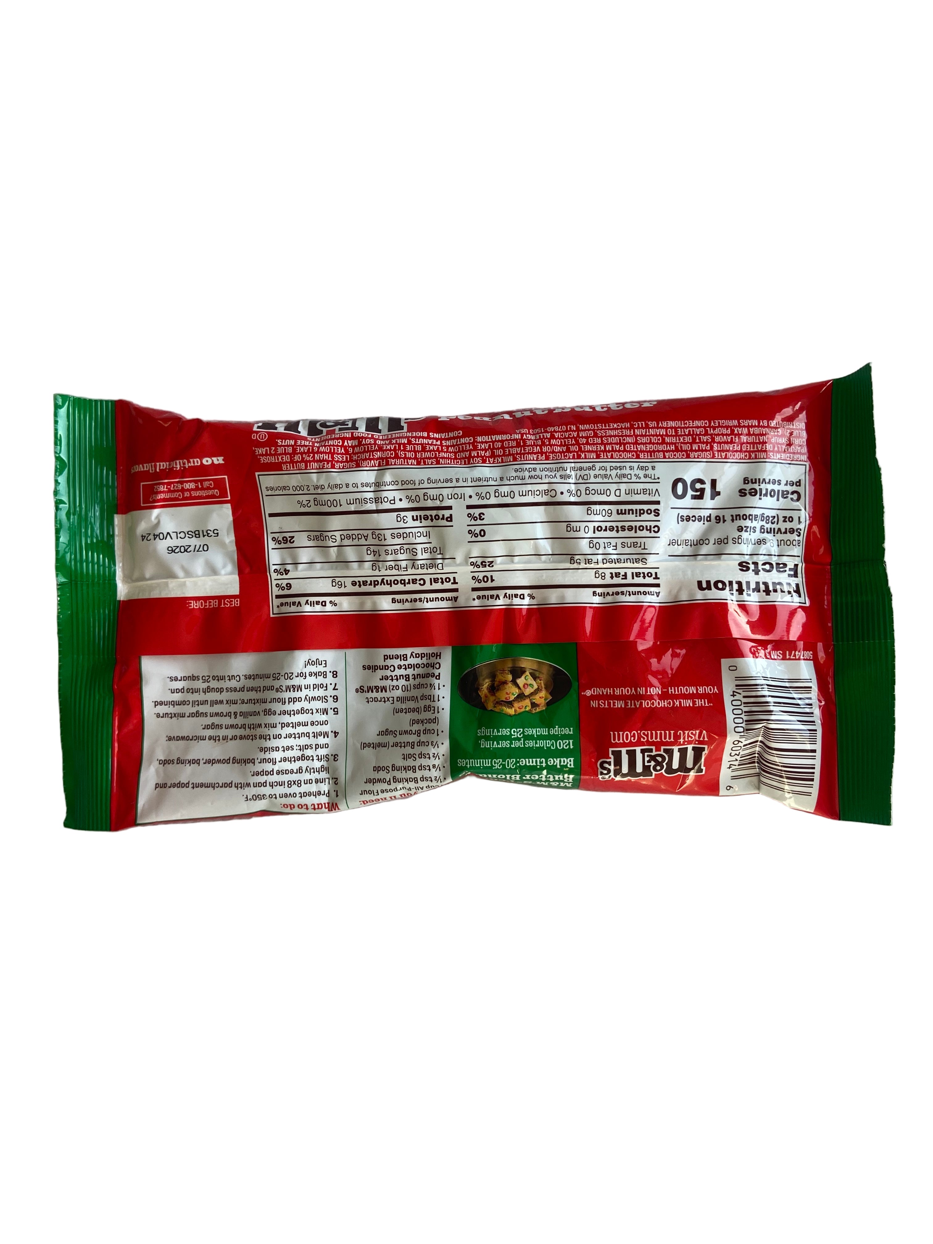 M&ms peanut butter holiday blend 260g