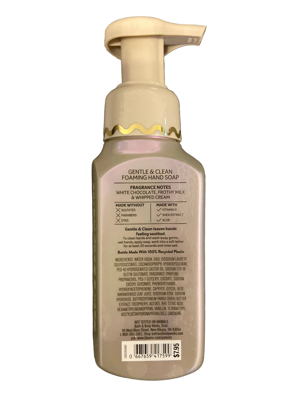 Bath & body works whipped white cocoa foaming hand soap