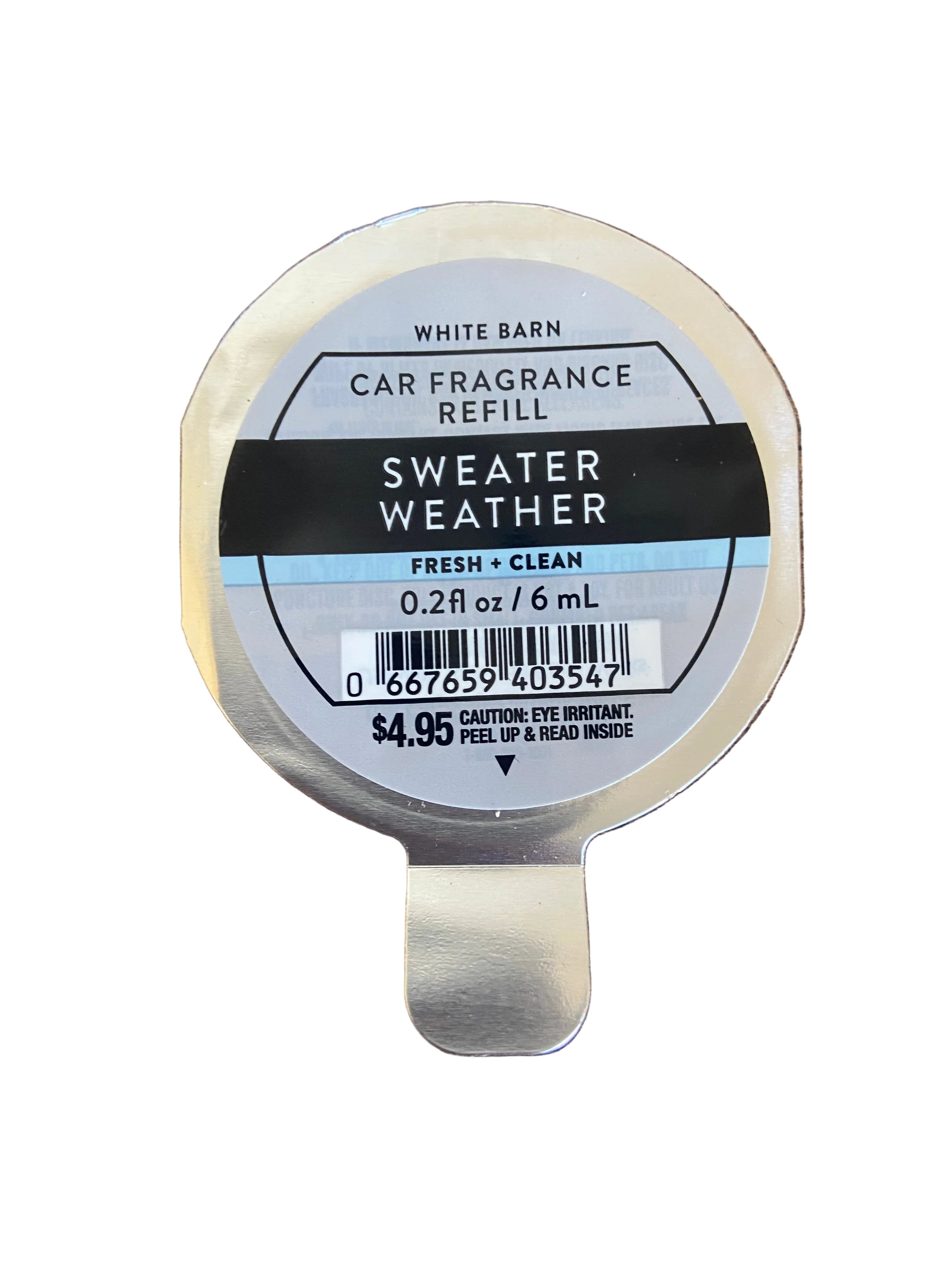 Bath & body works sweater weather car fragrance refill
