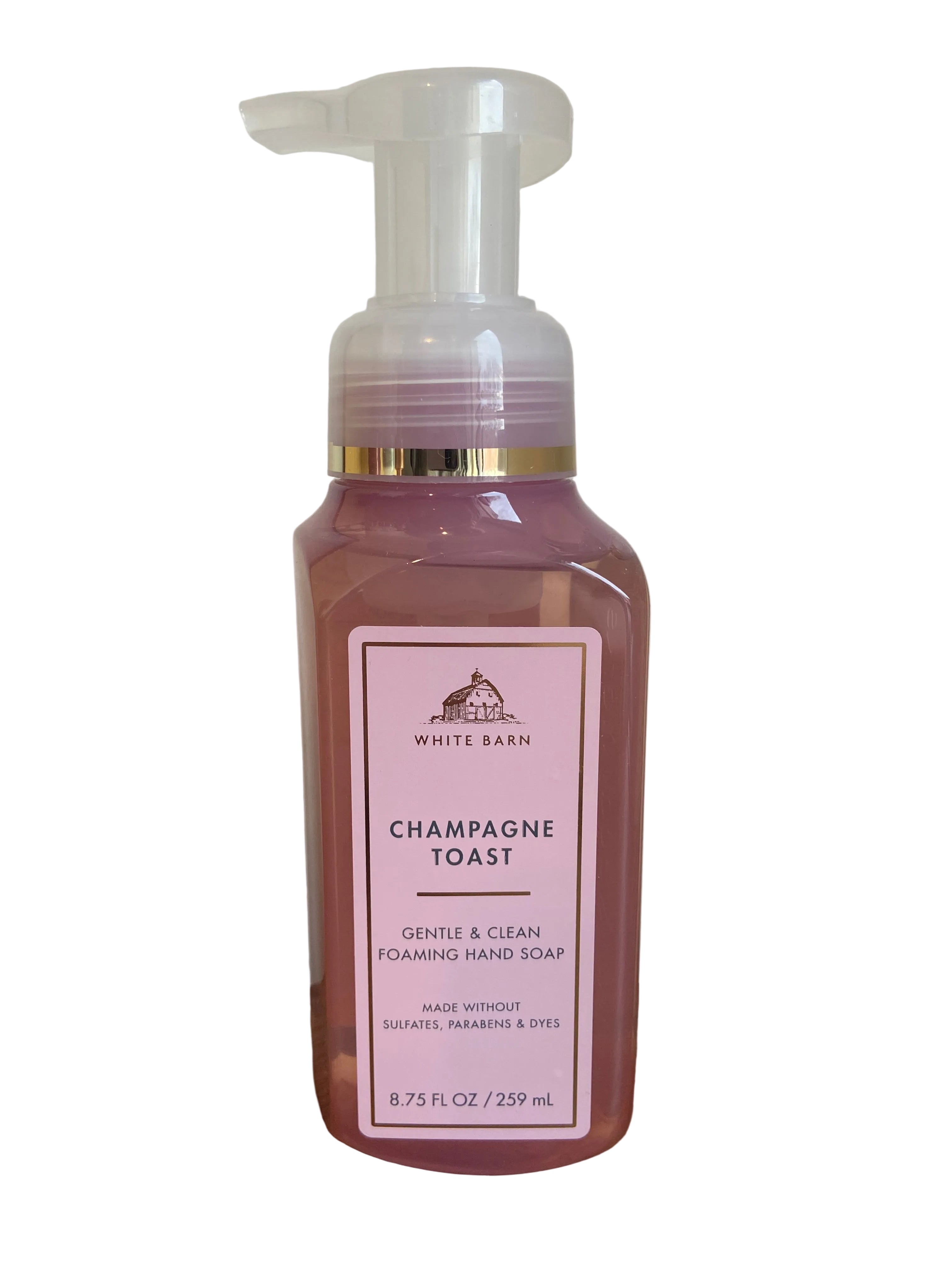 Bath & Body Works champagne toast foaming hand soap