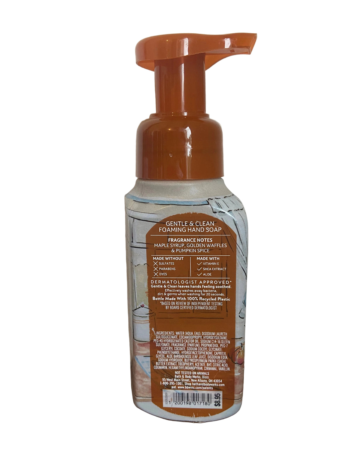Bath & body works pumpkin pecan waffles foaming hand soap