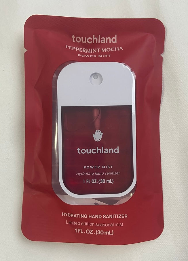Touchland peppermint mocha hand sanitizer