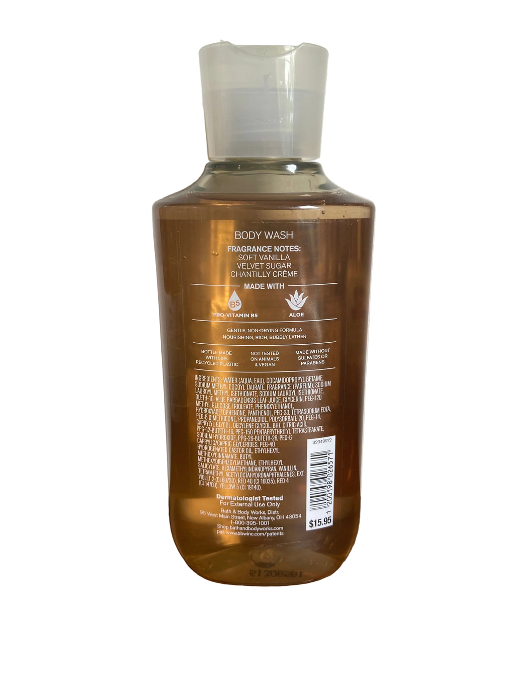 Bath & body works wrapped in vanilla body wash
