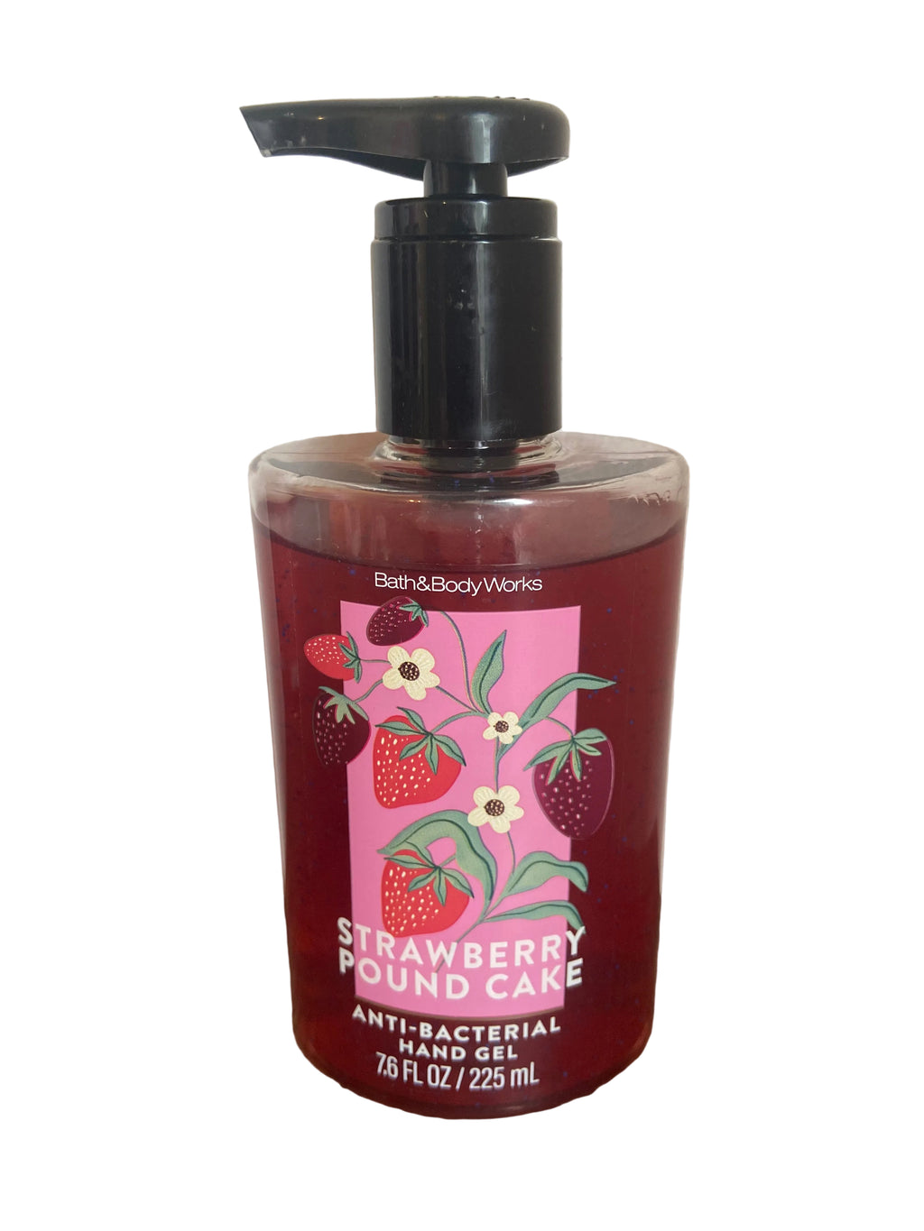 Bath & body works strawberry pound cake hand sanitizer gel pump