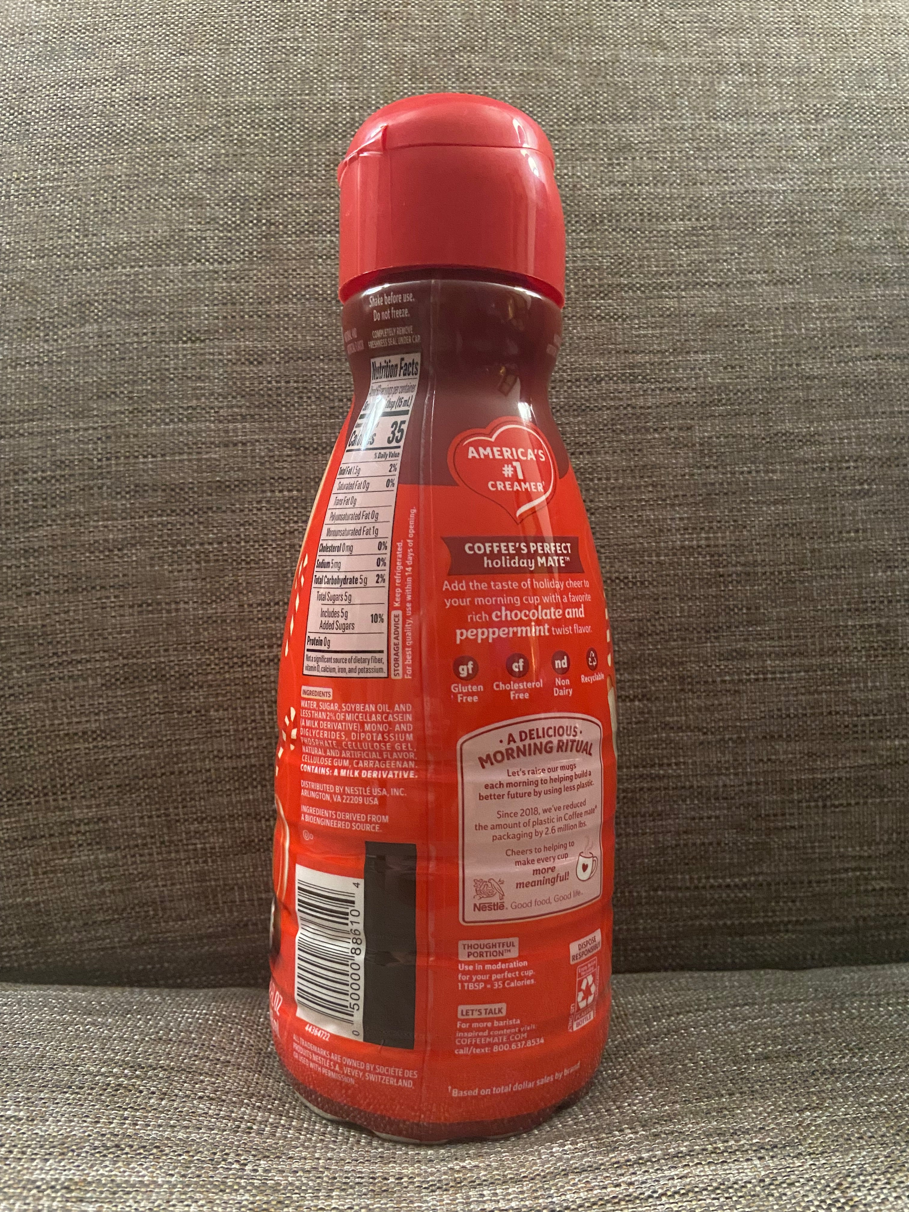 Coffee mate peppermint mocha coffee creamer