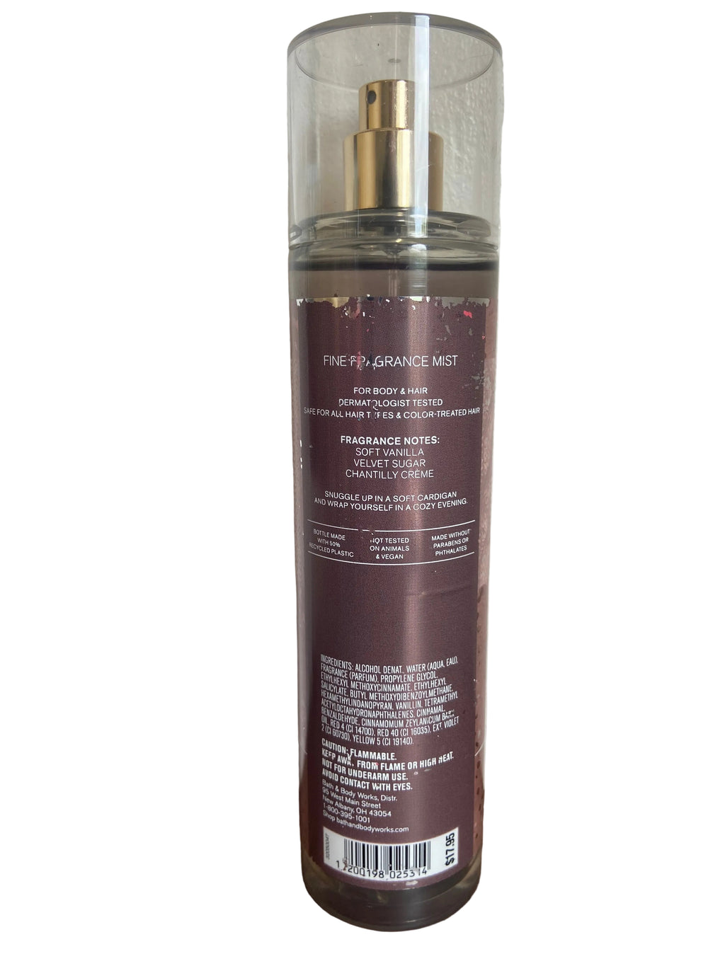 Bath & body works wrapped in vanilla body mist