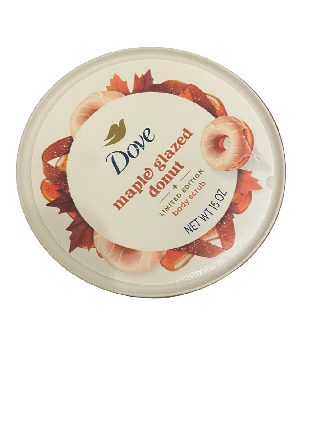 Dove maple glazed donut body scrub