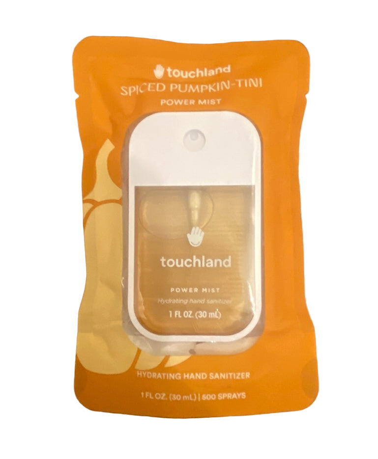 Touchland spiced pumpkin tini hand sanitizer