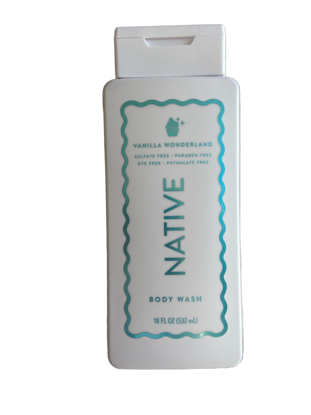 Native vanilla wonderland body wash