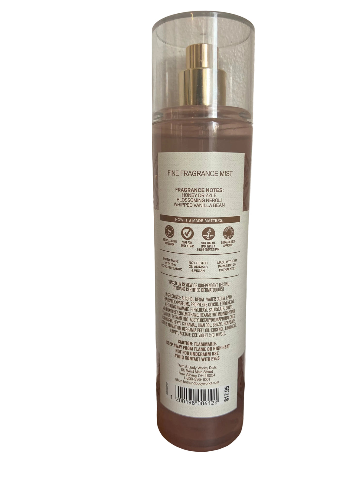Bath & body works whipped honey and vanilla body mist