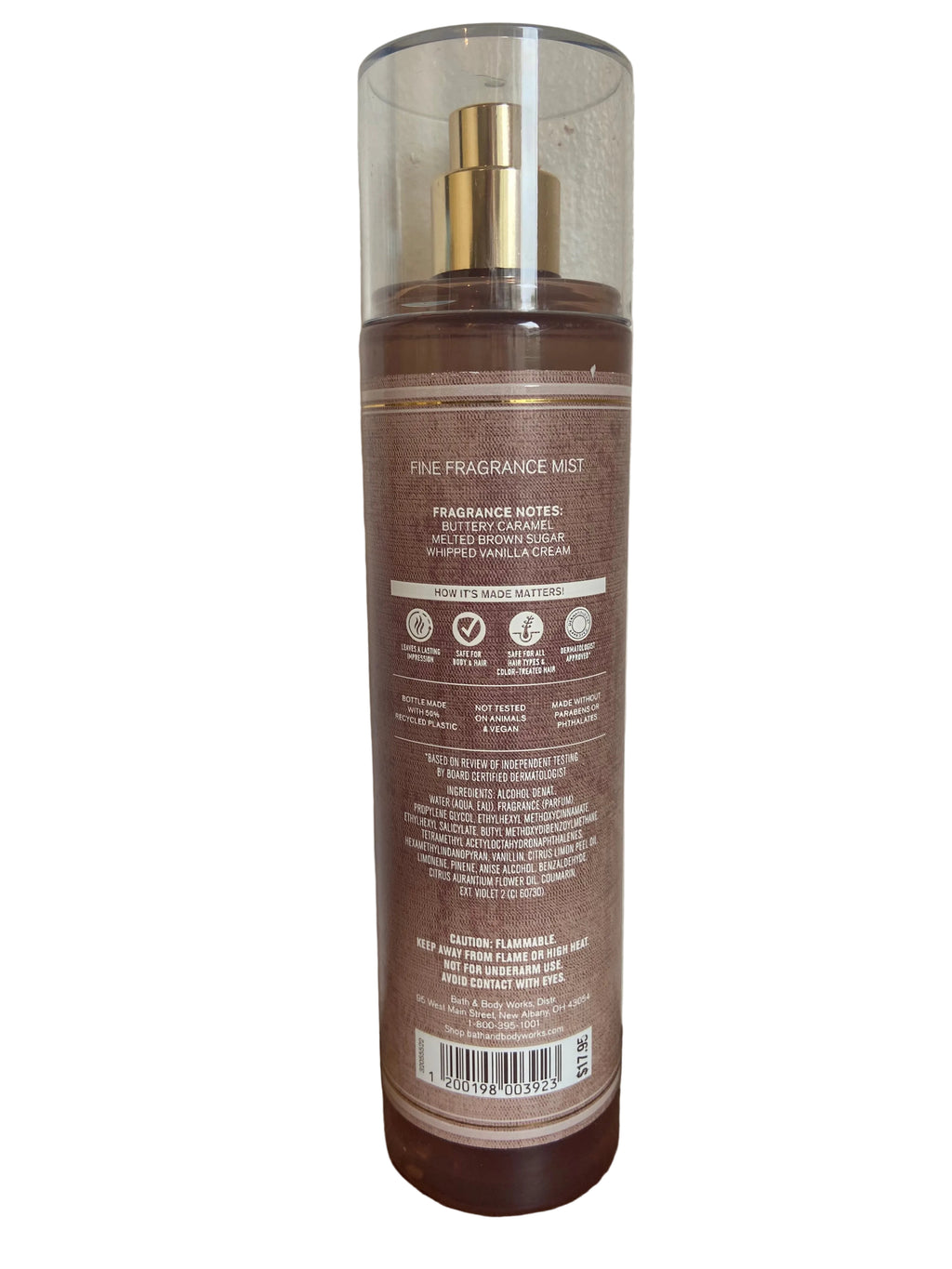 Bath & Body Works Caramel Vanilla body mist