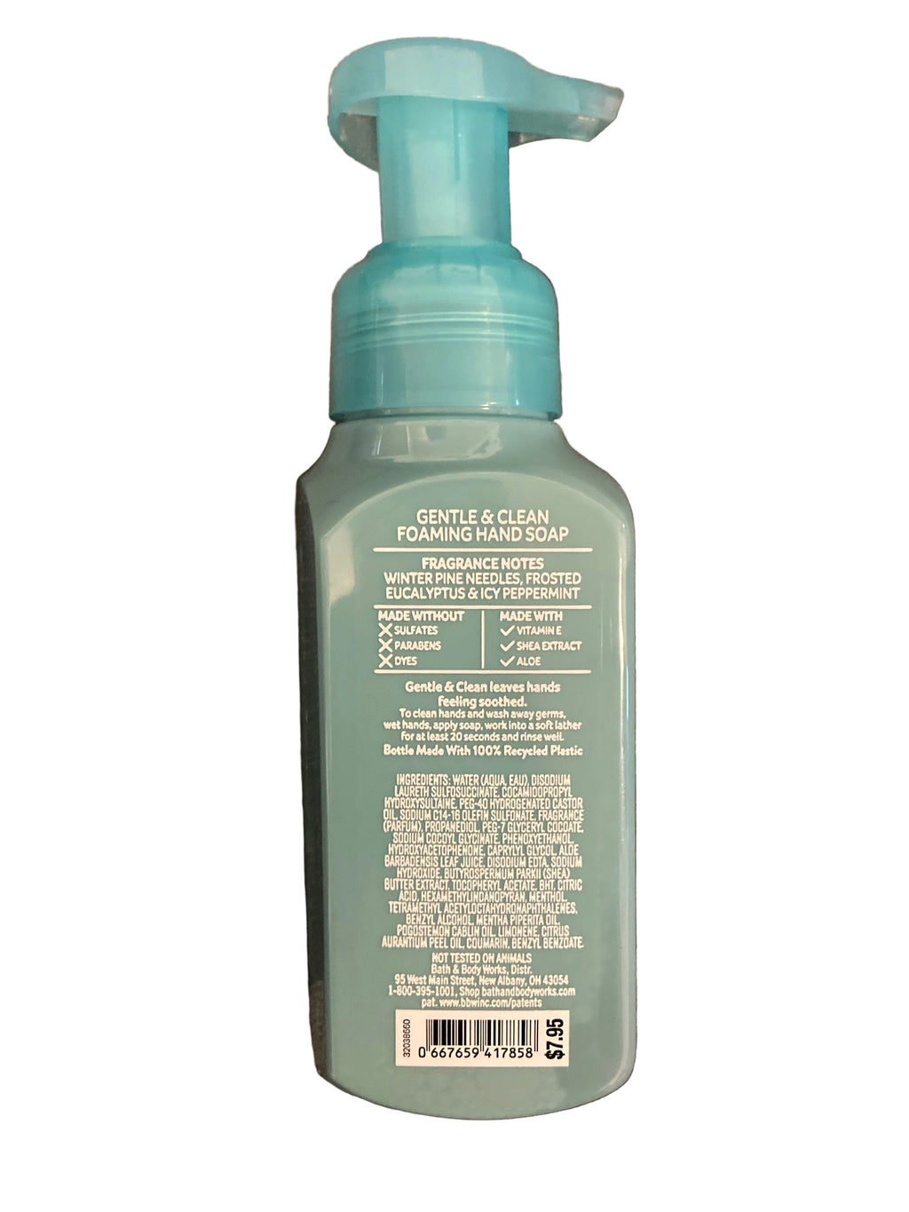 Bath & body works frosted forest foaming hand soap