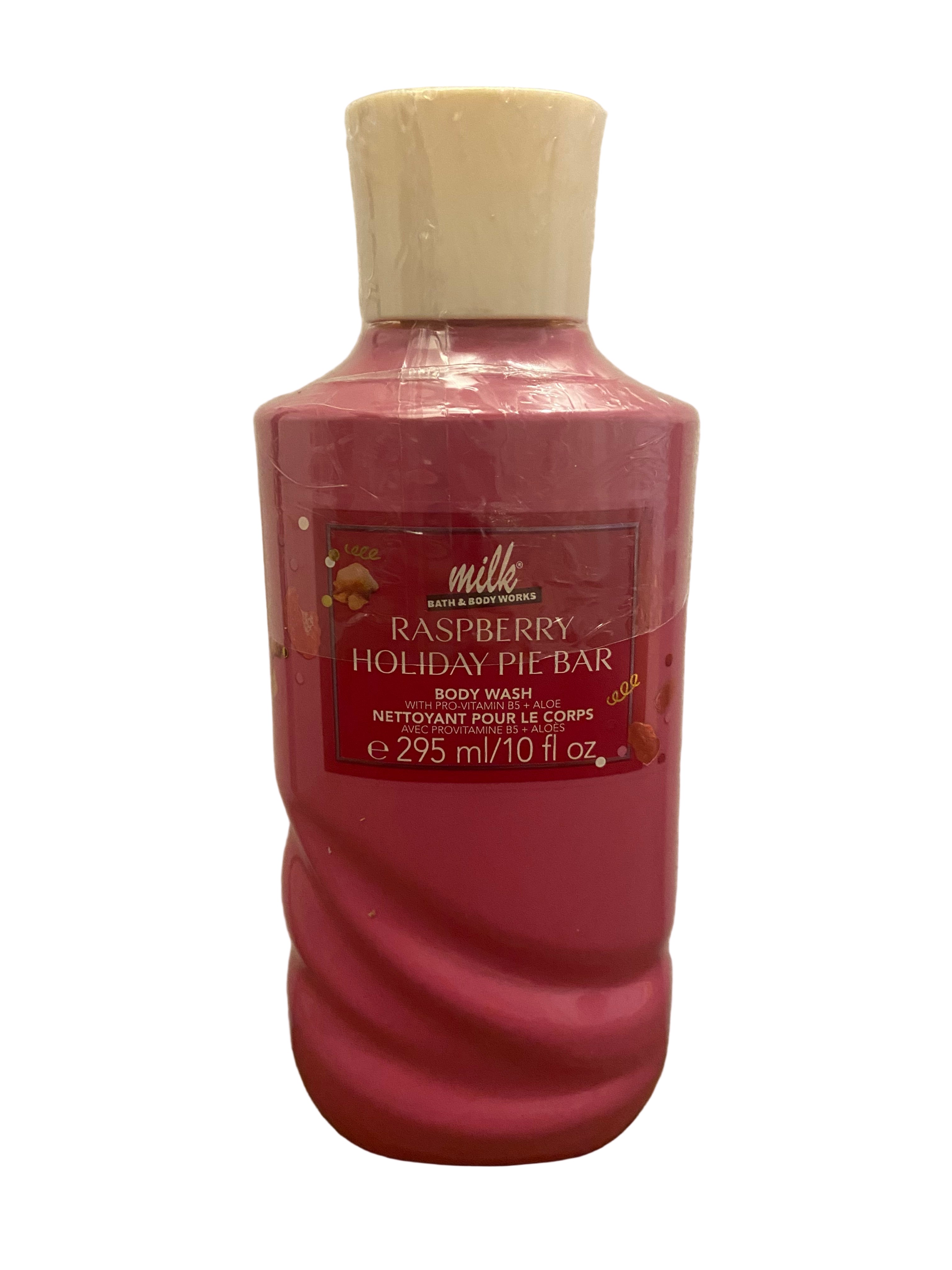 Bath & body works milk bar raspberry holiday pie bar body wash