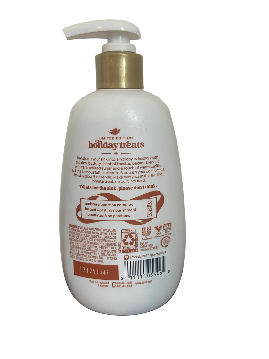 Dove pecan butter crunch hand soap