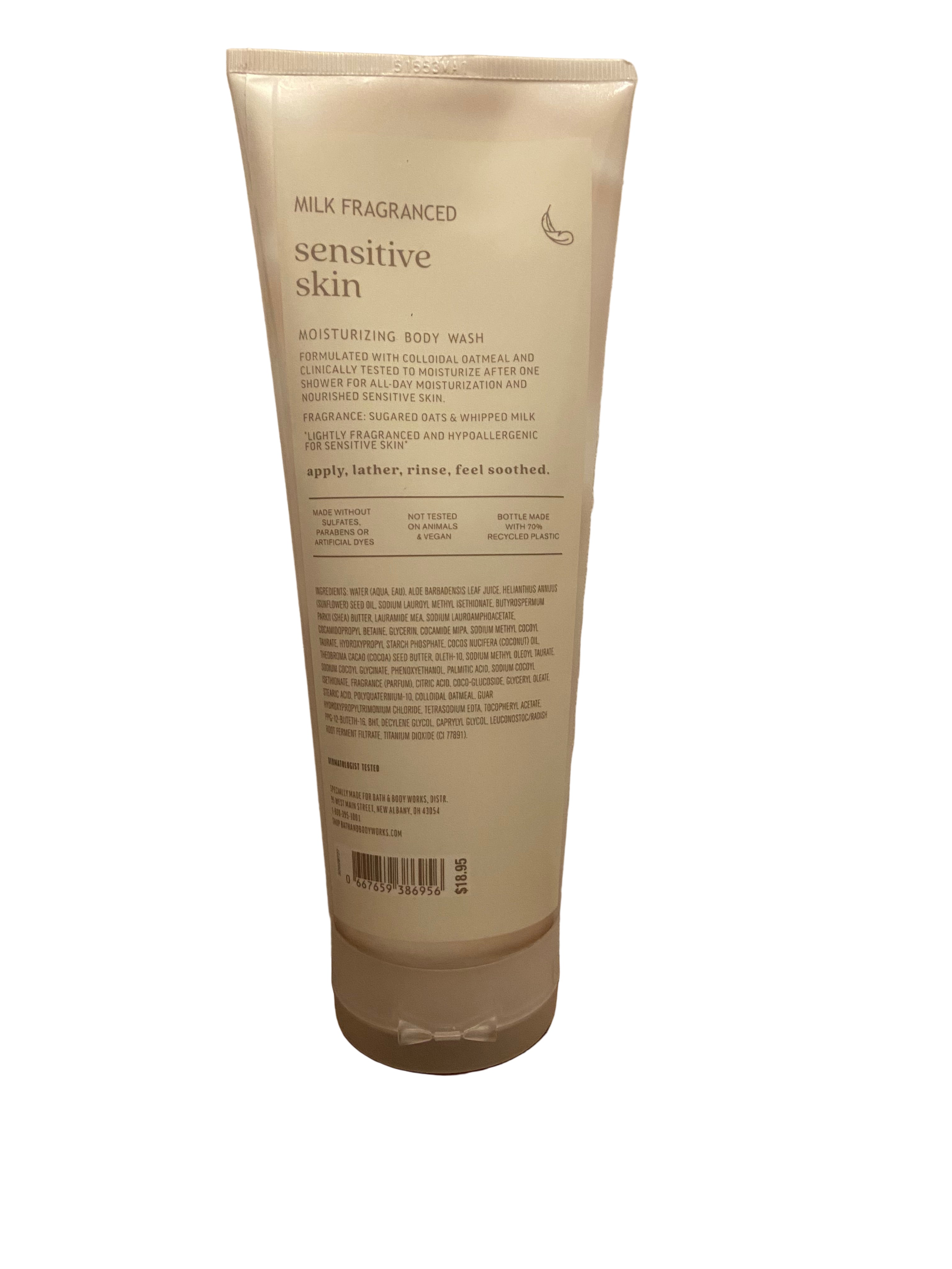 Bath & body works milk fragranced moisturising body wash
