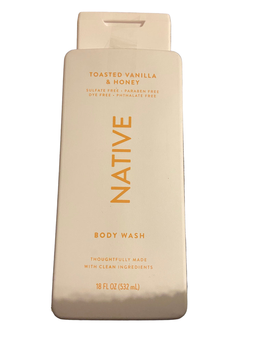 Native toasted vanilla and honey body wash