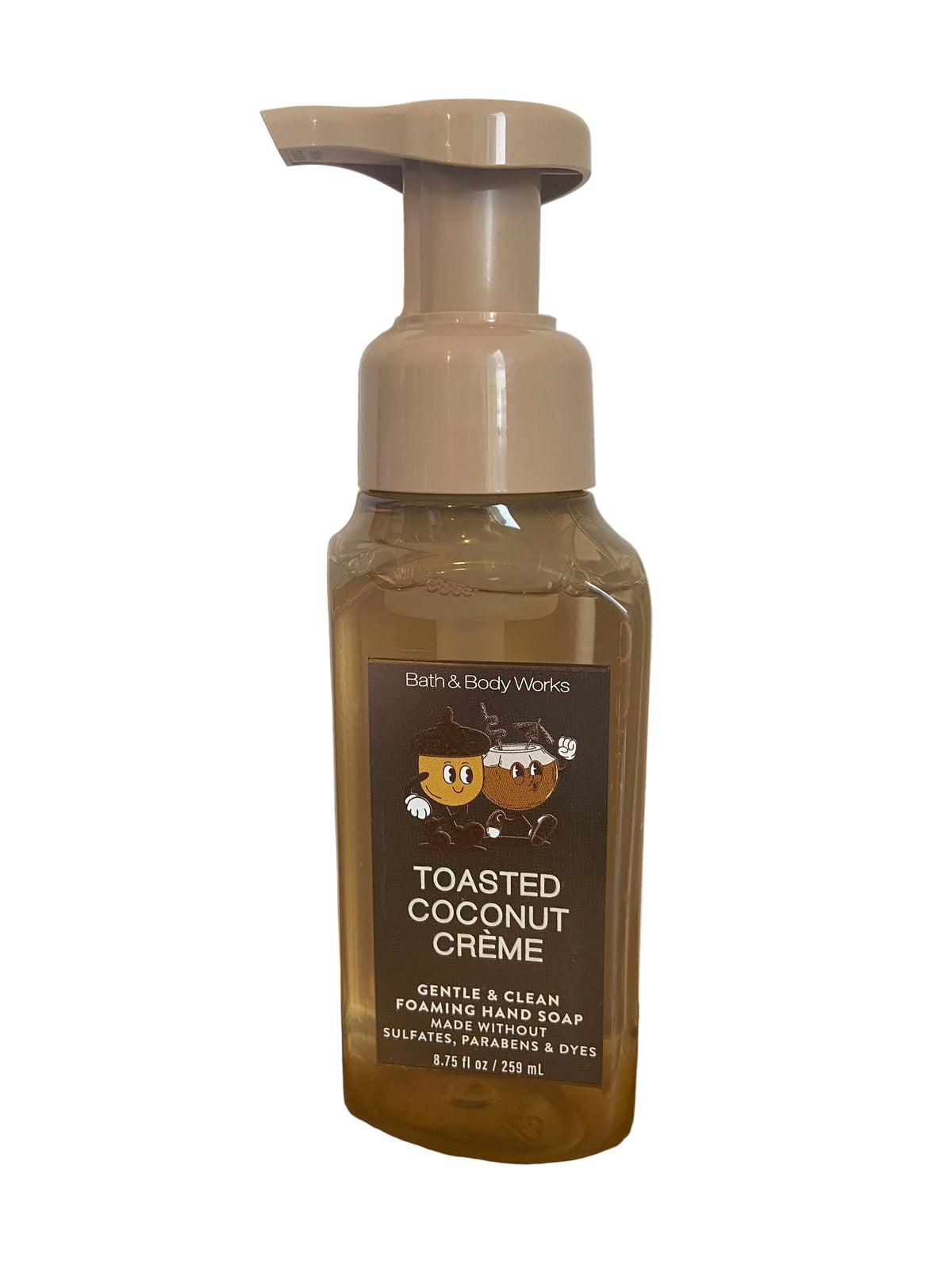 Bath & body works toasted coconut creme foaming hand soap