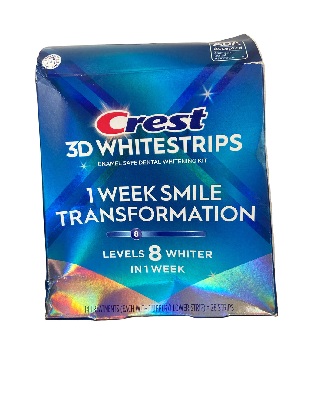 Crest 1 week smile transformation whitening strips