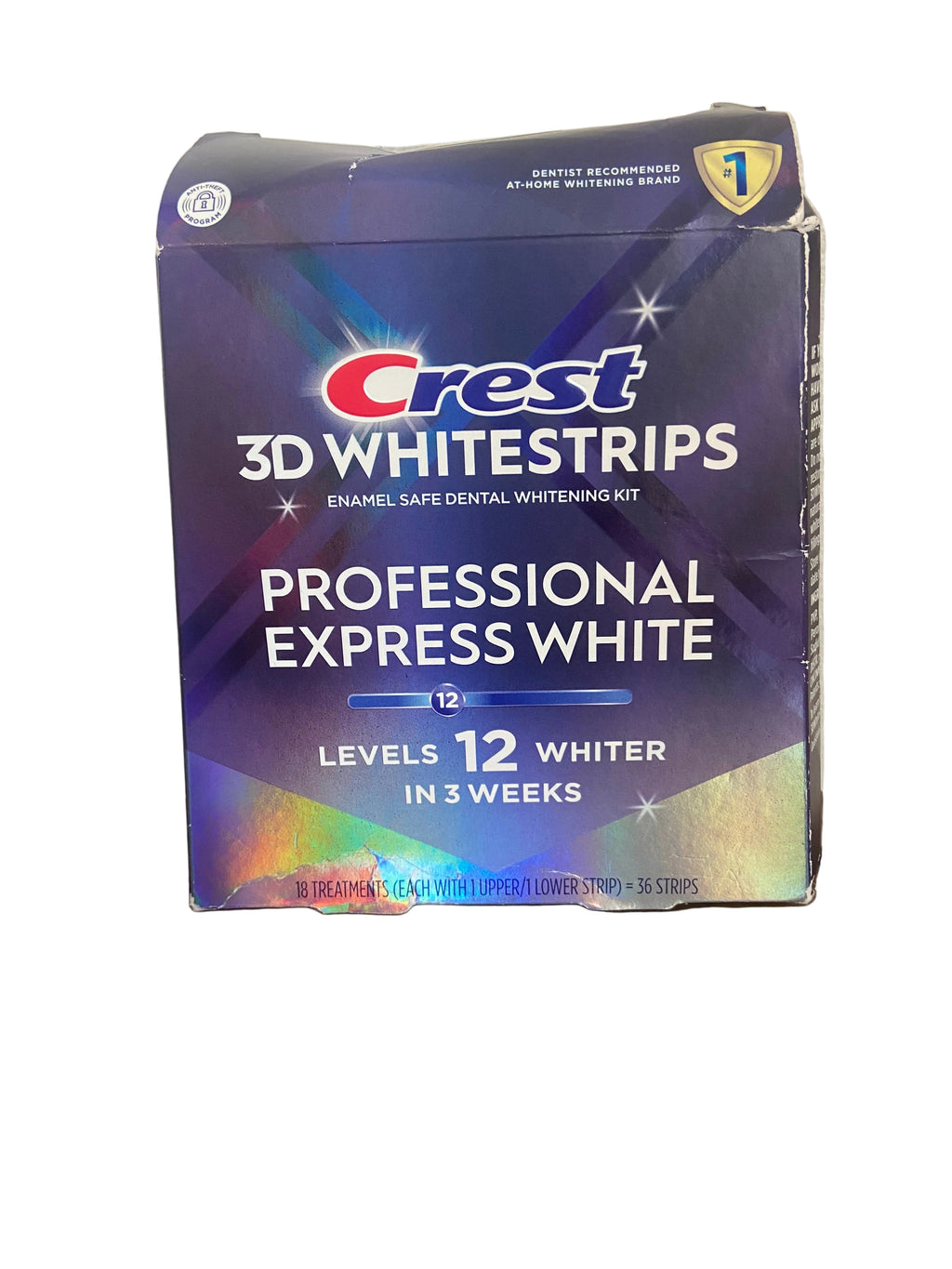 Crest Professional Express White 3D white whitening strips