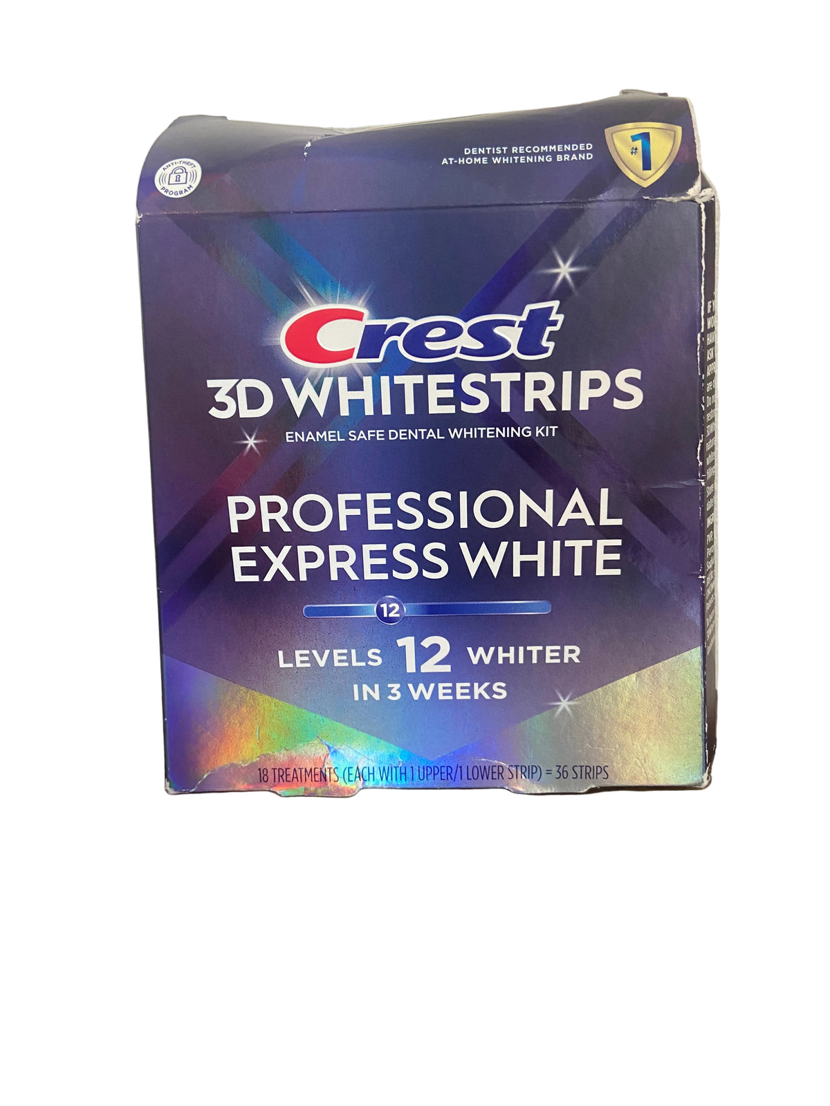 Crest Professional Express White 3D white whitening strips