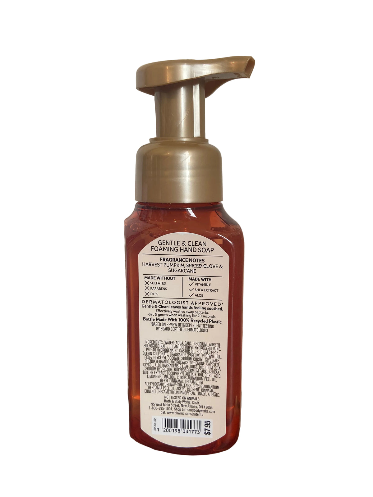 Bath & body works sweet cinnamon pumpkin foaming hand soap