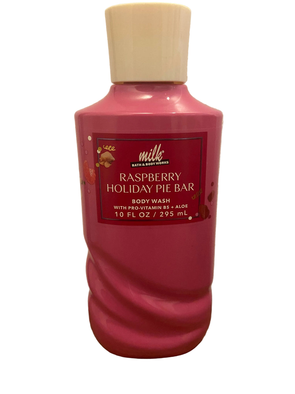 Bath & body works milk bar raspberry holiday pie bar body wash