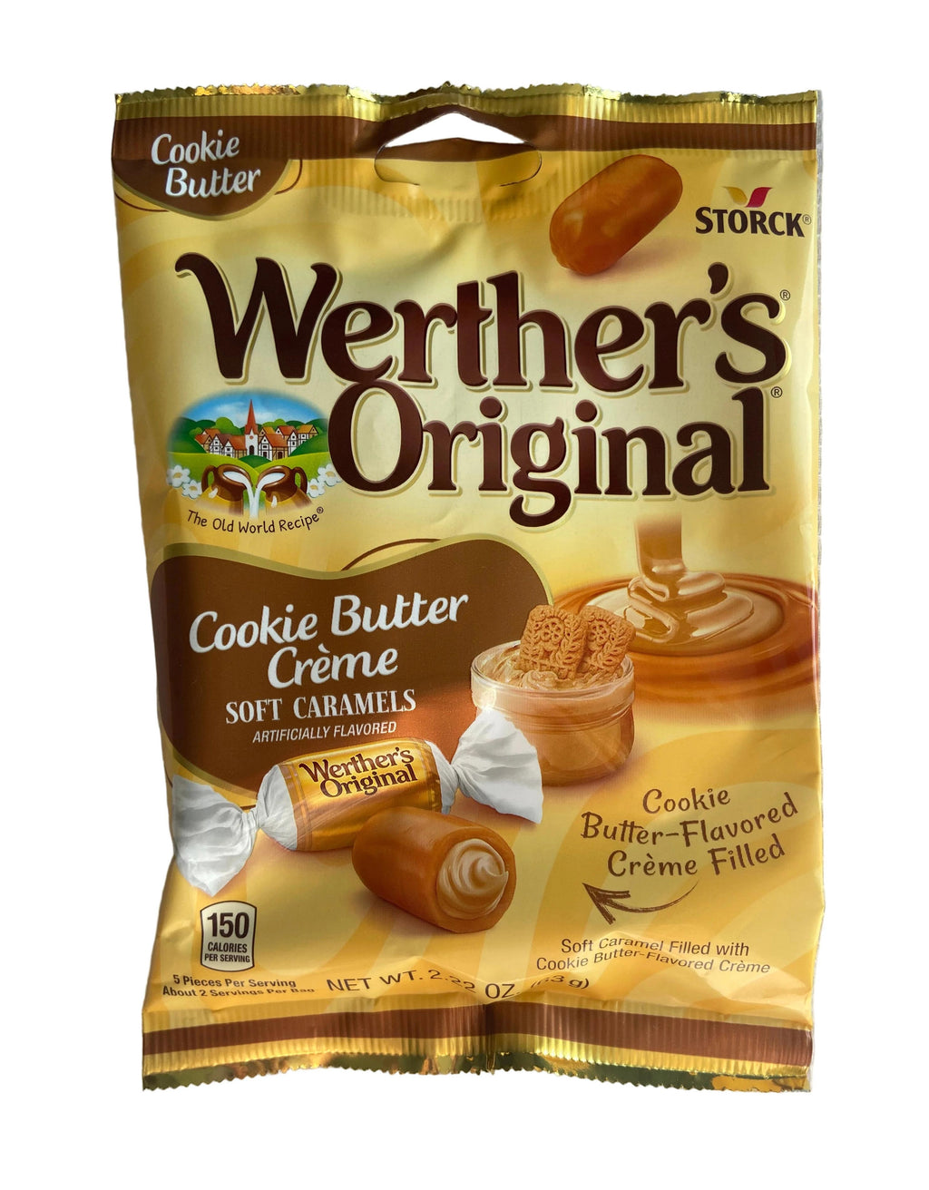 Werther’s original cookie butter creme soft caramels 63g