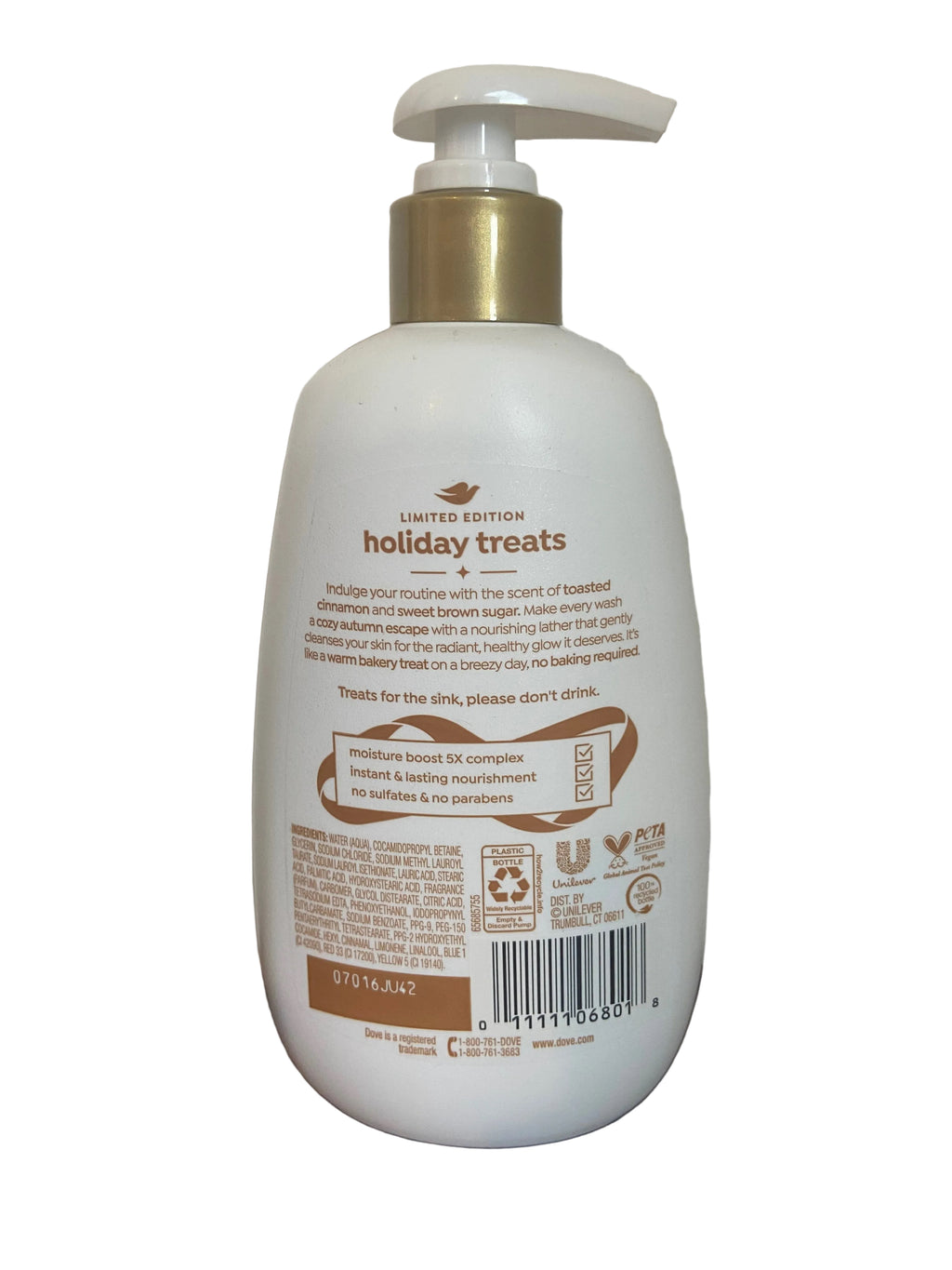 Dove Snickerdoodle hand wash