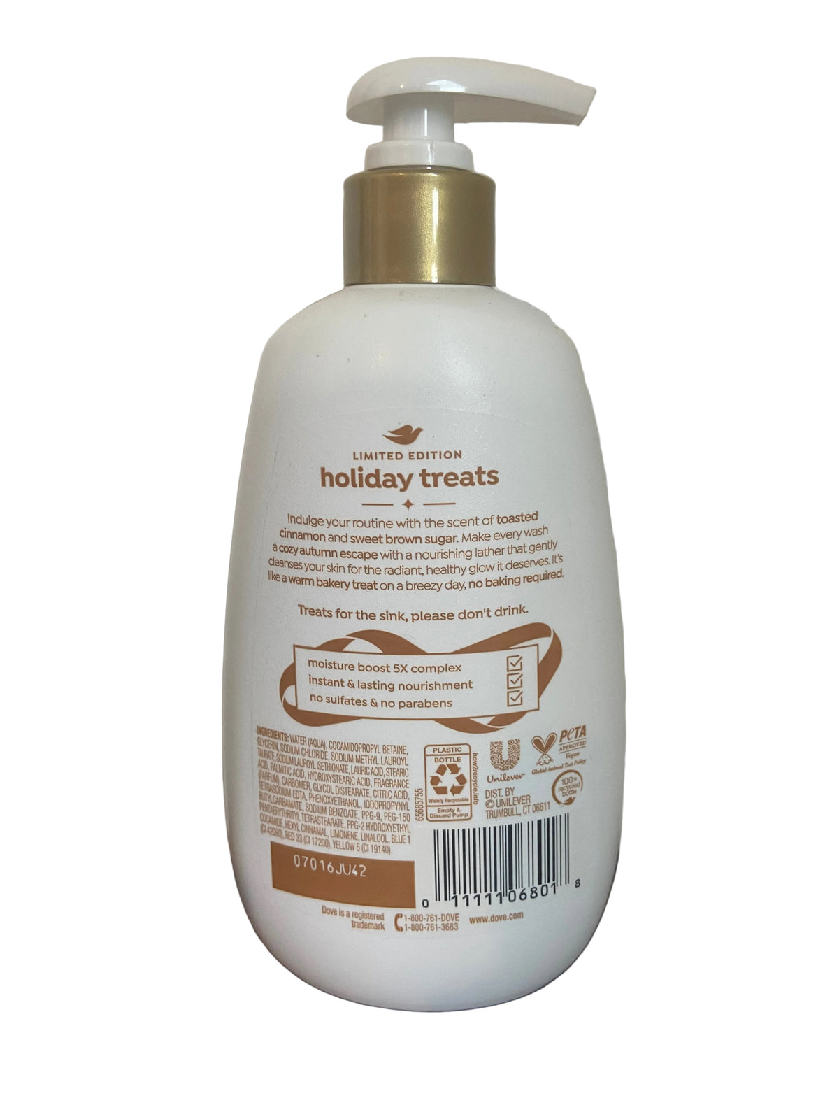 Dove Snickerdoodle hand wash