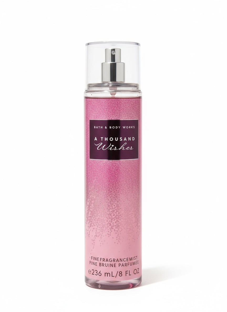 Bath & body works a thousand wishes body mist