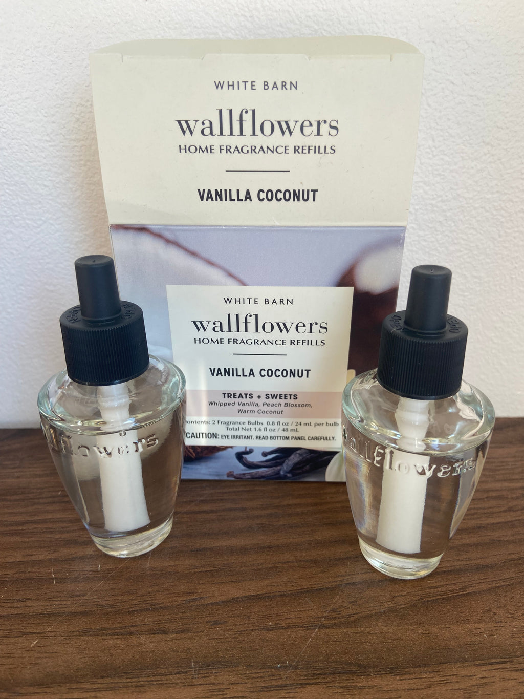 Bath & body works Vanilla coconut wallflower refill duo pack