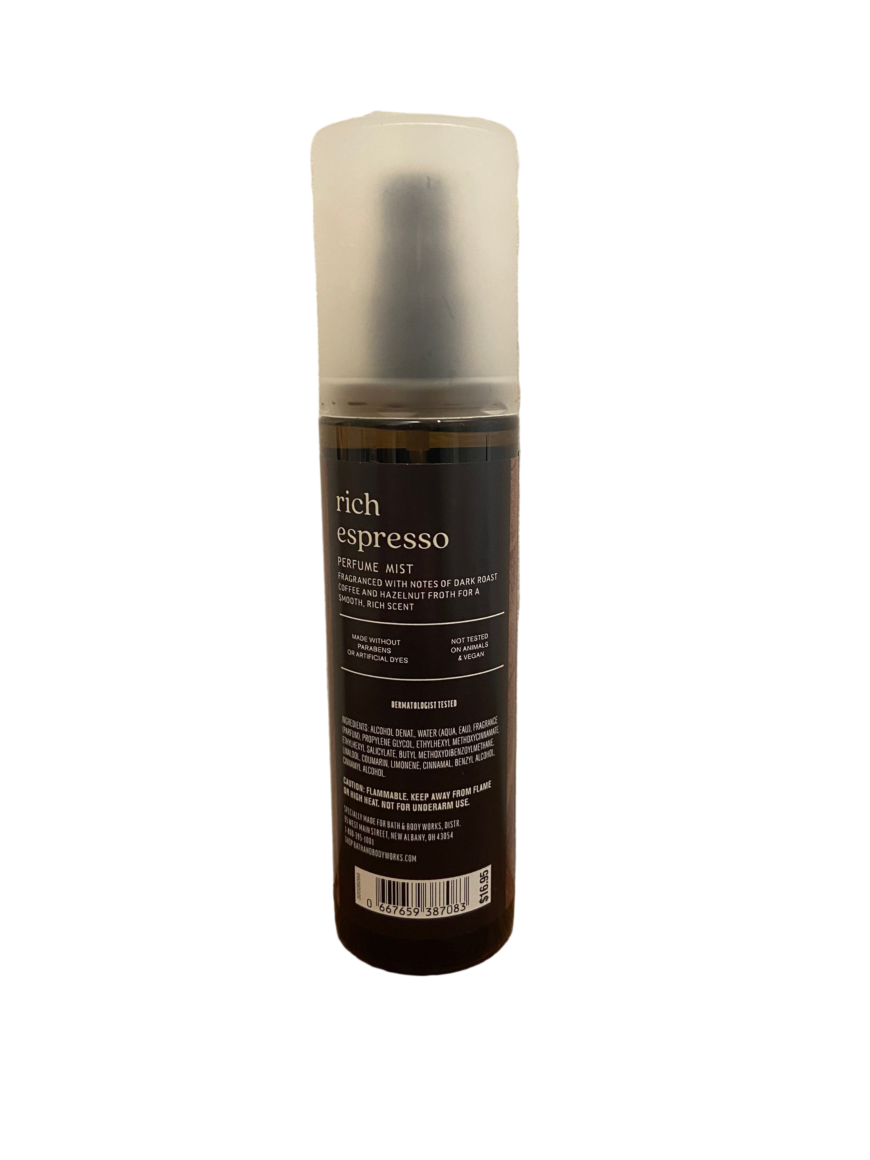 Bath & body works rich espresso perfume mist