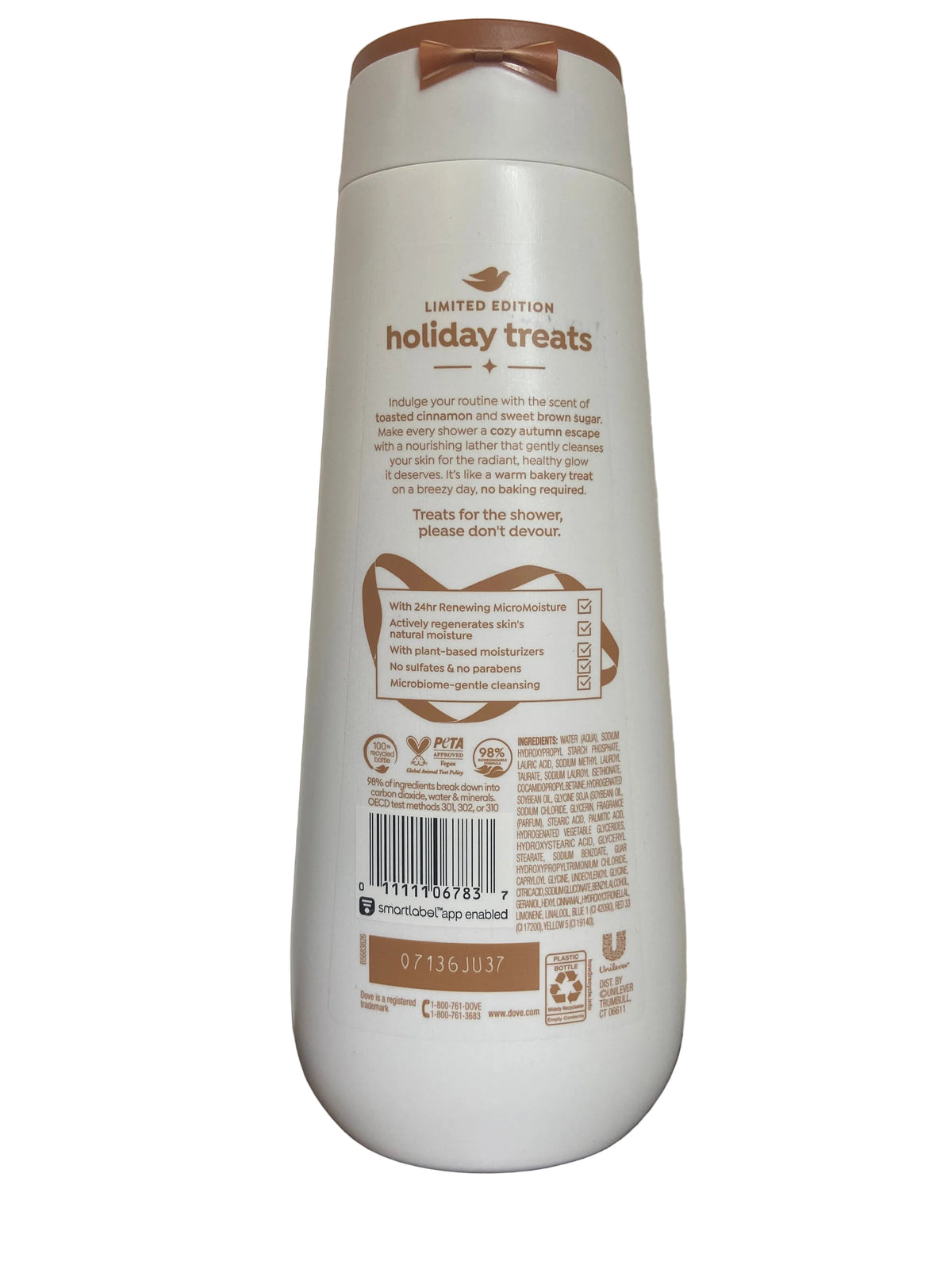 Dove snickerdoodle body wash
