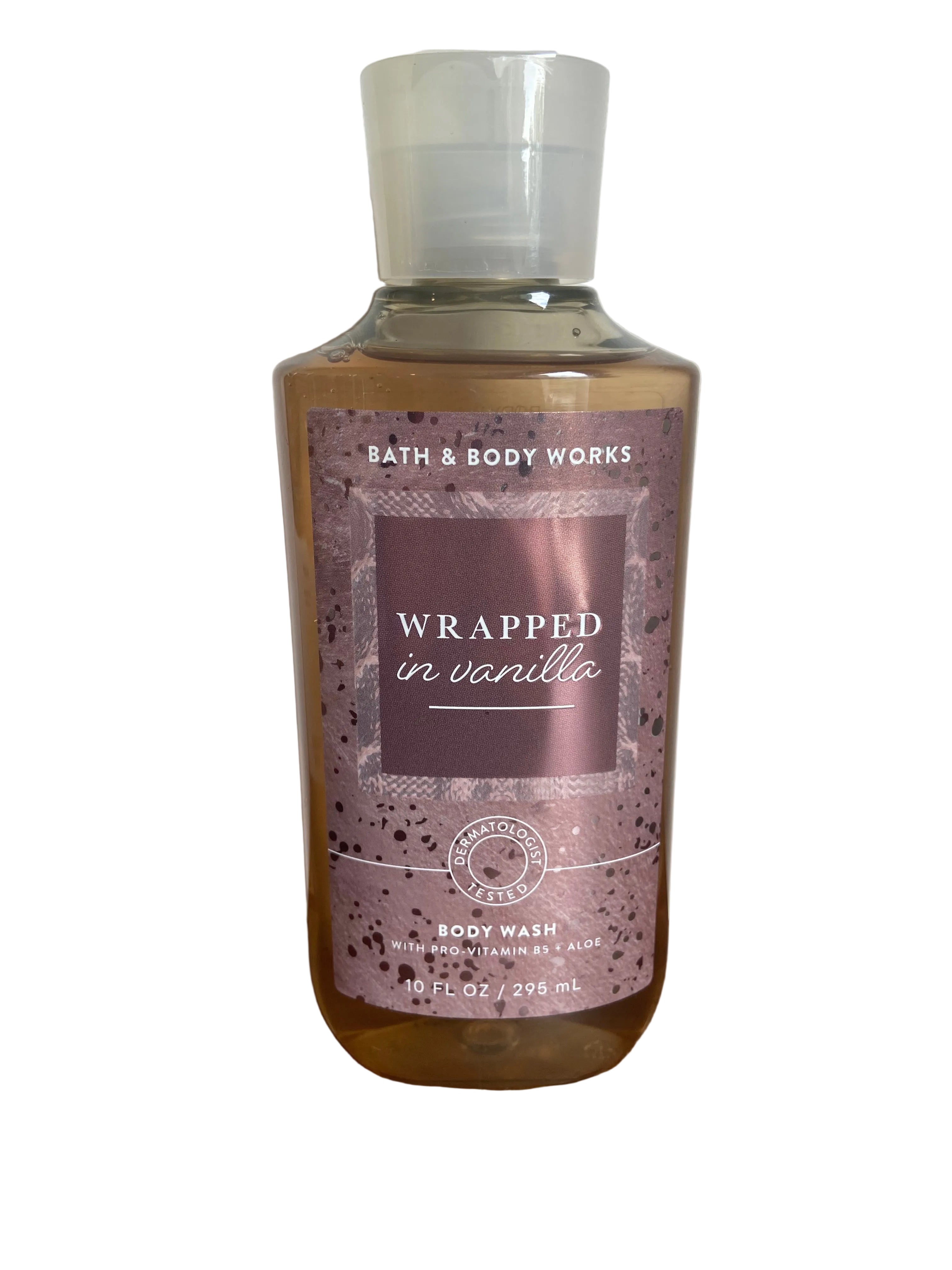 Bath & body works wrapped in vanilla body wash