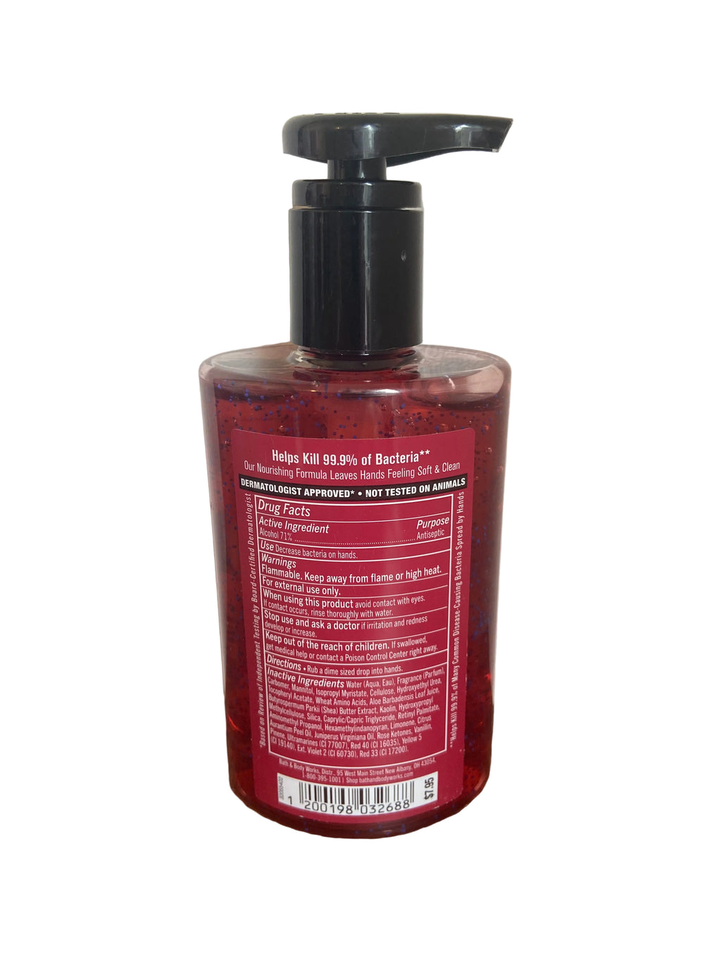 Bath & body works champagne apple and honey hand sanitizer gel pump