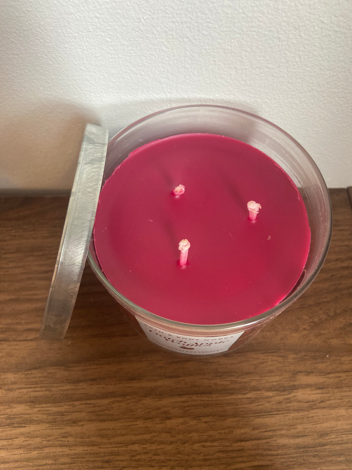 Bath & body works Dutch apple waffles 3 wick candle