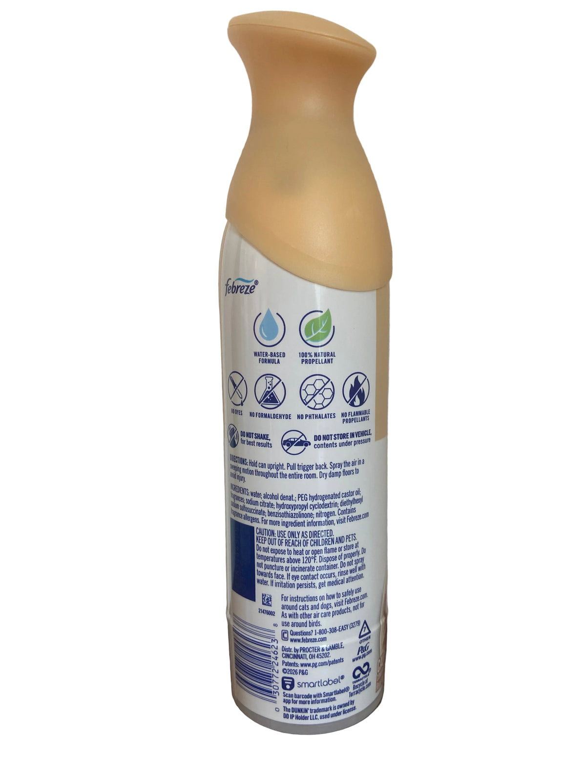 Febreze Dunkin Vanilla latte air freshener