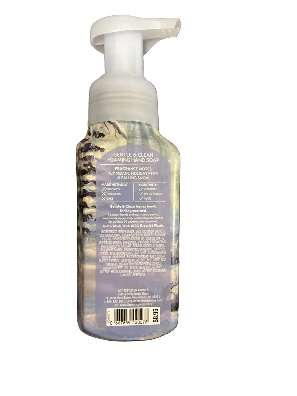 Bath & body works fresh sparkling snow foaming hand soap